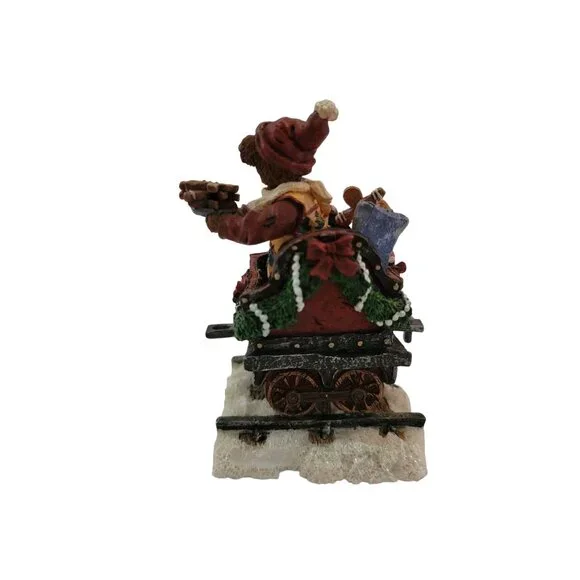 Boyds "The Cookie Car" Christmas Bear Figurine - Picture 2 of 5